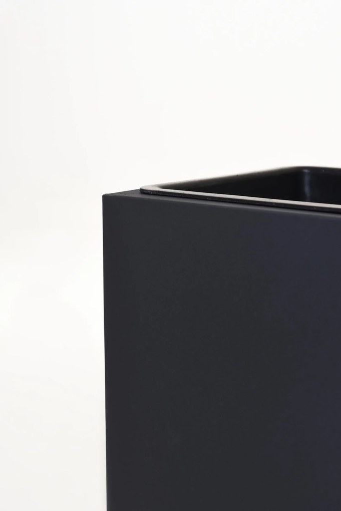 Kvetináč BLOCK, pozink, výška 65 cm, antracit, vr. vložky