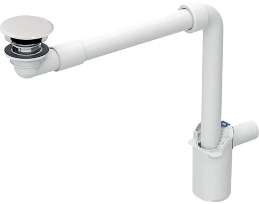 Odtok umyvadla Geberit ONE, prostorově úsporný, úzké provedení, svislý vývod 152.089.01.1