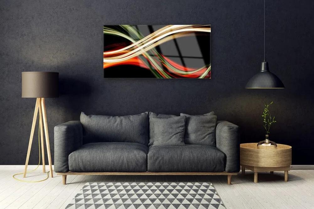 Skleneny obraz Abstrakcie umenie art 120x60 cm