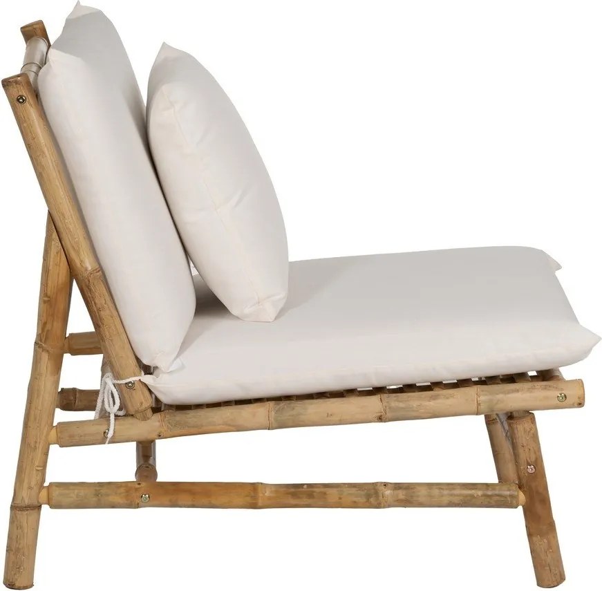 Biele kreslo Bamboo – Ixia