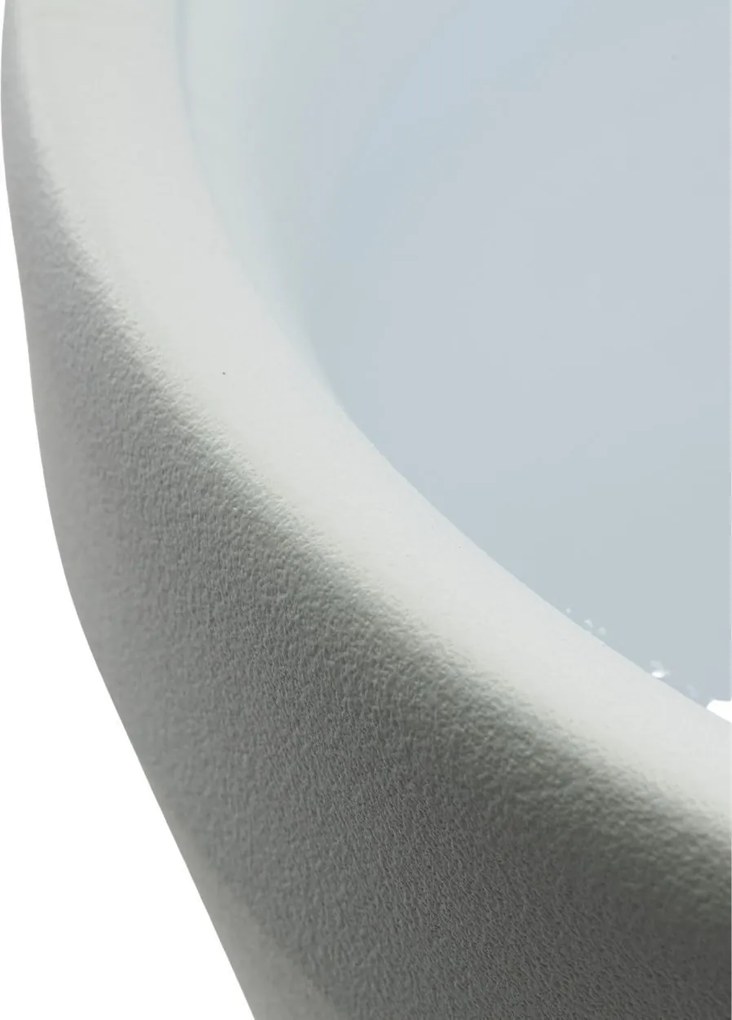 Plastový květináč Purea 34,9x39,5 cm bílý