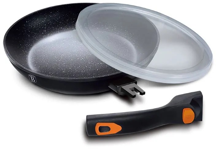 BerlingerHaus panvica 28cm s odnímateľnou rúčkou Granit Diamont Line