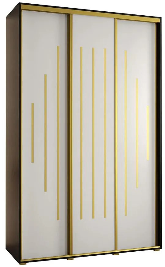 Skriňa 45 Canaris 12 170 čierna/biela/gold