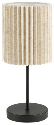 Brilagi - Stolná lampa NORDIC WAVE 1xE27/15W/230V ľan/čierna