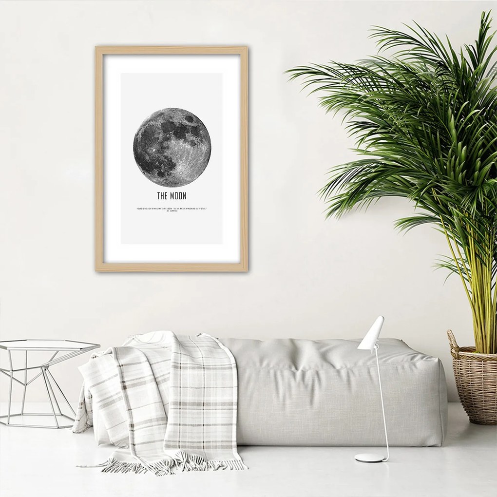 Gario Plagát Mesiac Farba rámu: Bez rámu, Rozmery: 70 x 100 cm