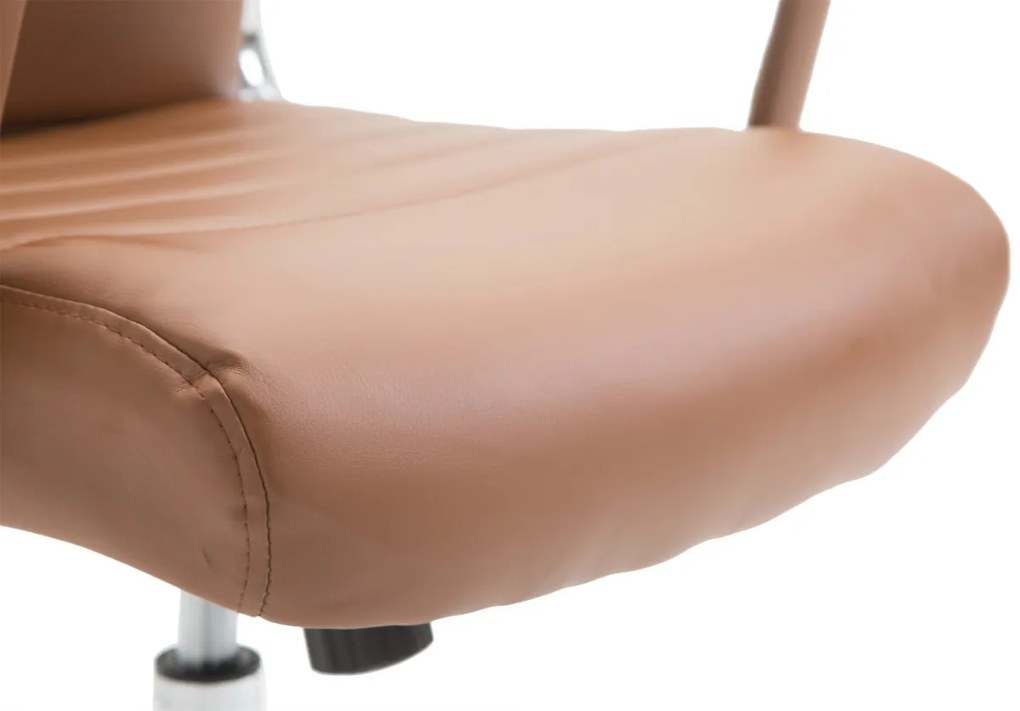 Design-Shop Kancelárska stolička Kolumbus - Svetlo hnedá