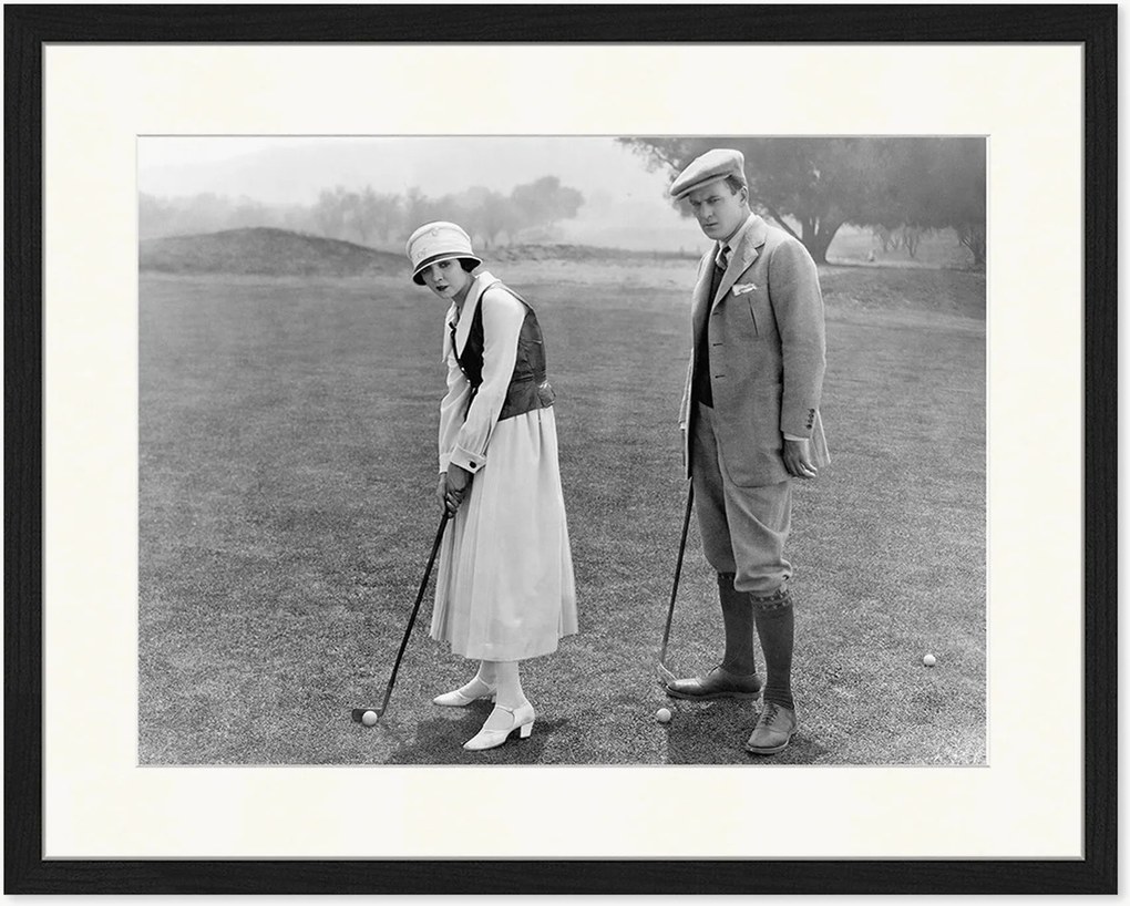 Fotografia v ráme Couple Golf, rôzne veľkosti
