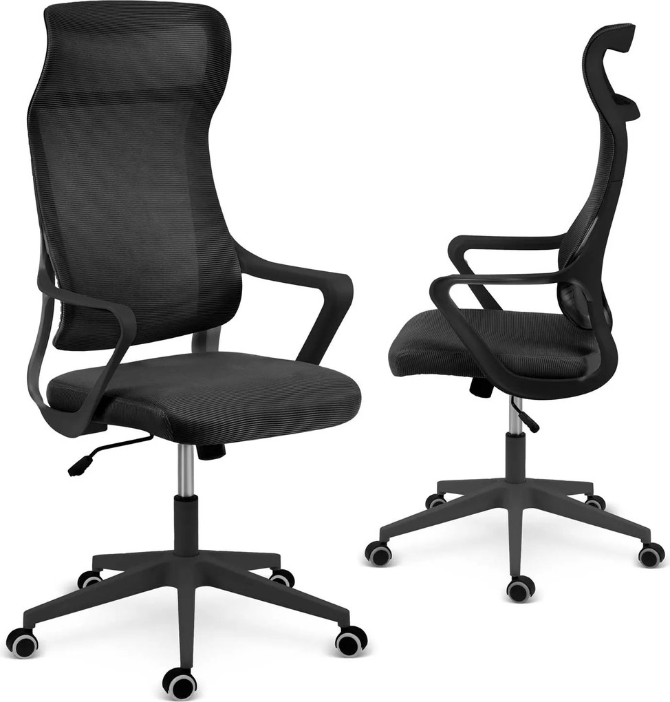 Kancelárska stolička z mikrosieťoviny Sofotel Labi - čierna