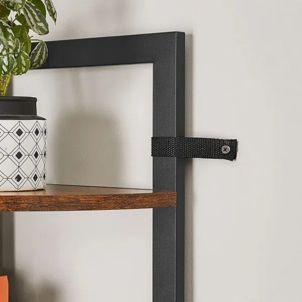 Knižnica NAVARO hnedá/čierna