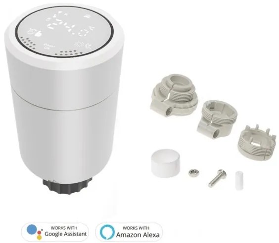 Immax NEO 07732L - Termostatická hlavica 2xAA/3V Tuya