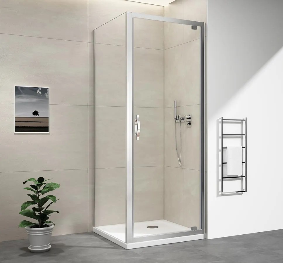 Gelco Gelco, SIGMA SIMPLY obdĺžniková sprchová zástena pivot dvere 900x700mm L/P varianta, číre sklo, GS1296GS3170