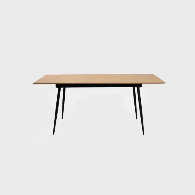 Rozkladací stôl 708862 A béžový / čierny