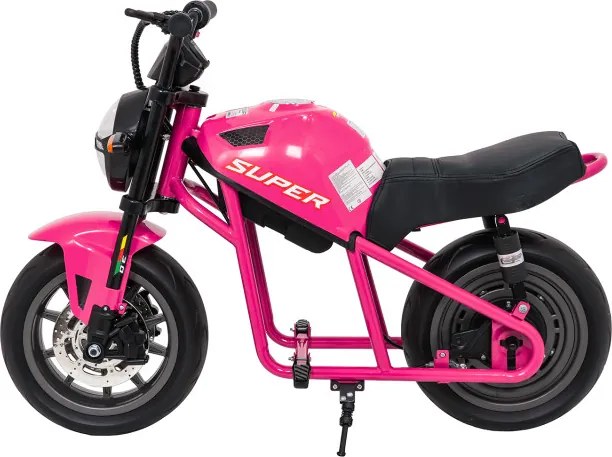 Elektrická motorka SUPERMOTO ružová
