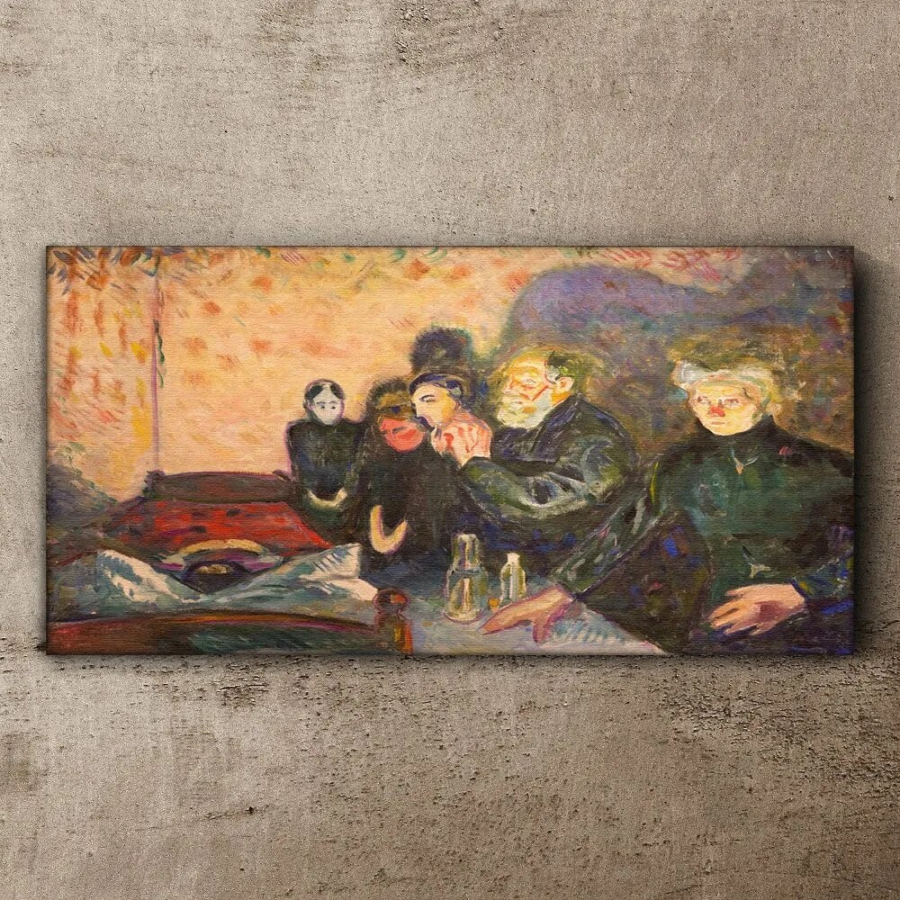 Obraz na skle Smrť edvard munch