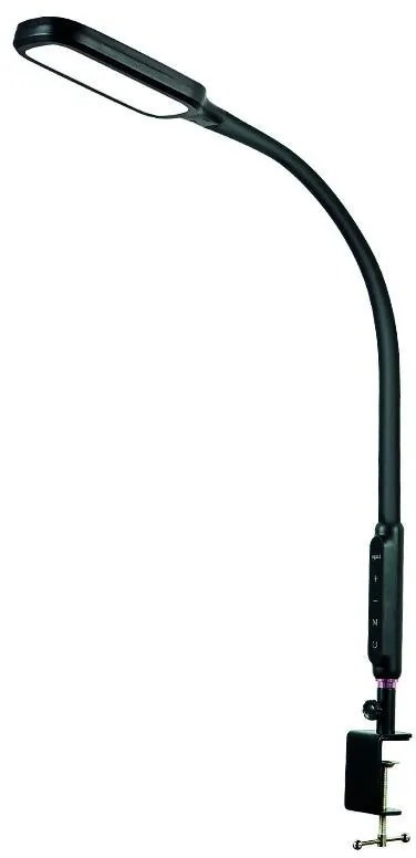 LED lampička XENIA 12W stmievateľná s časovačom(stôl/zem/clip)