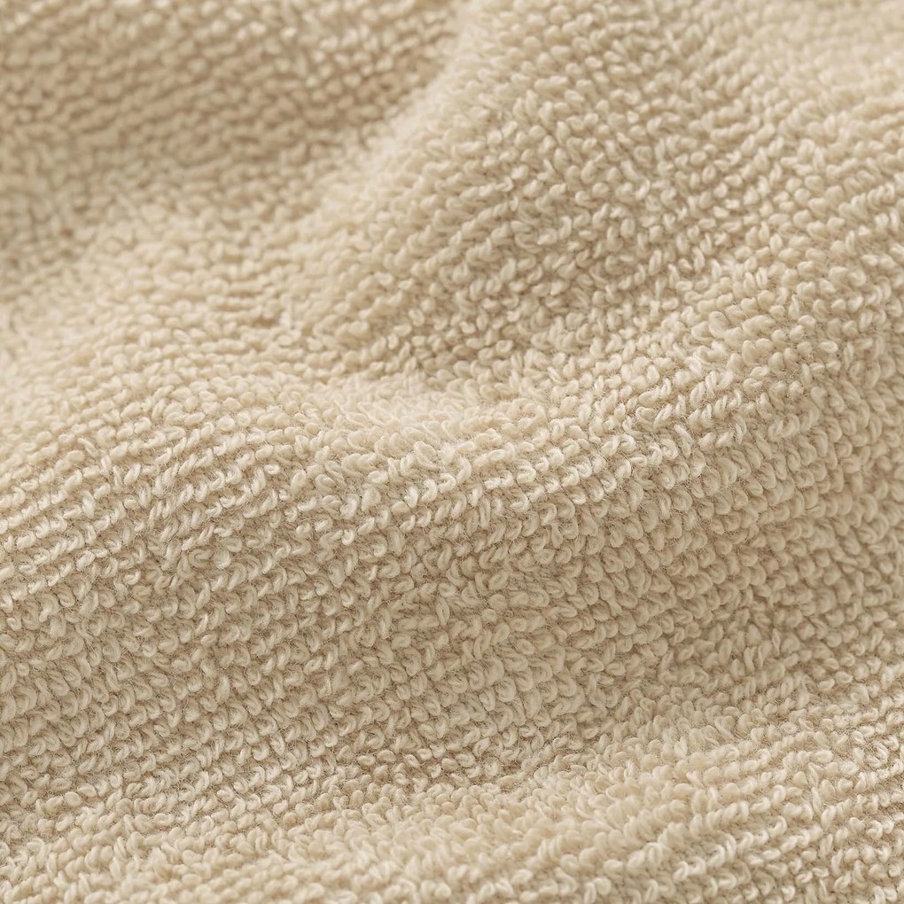 Goldea bavlnený froté uterák / osuška soft bez bordúry – béžový 30 x 50 cm