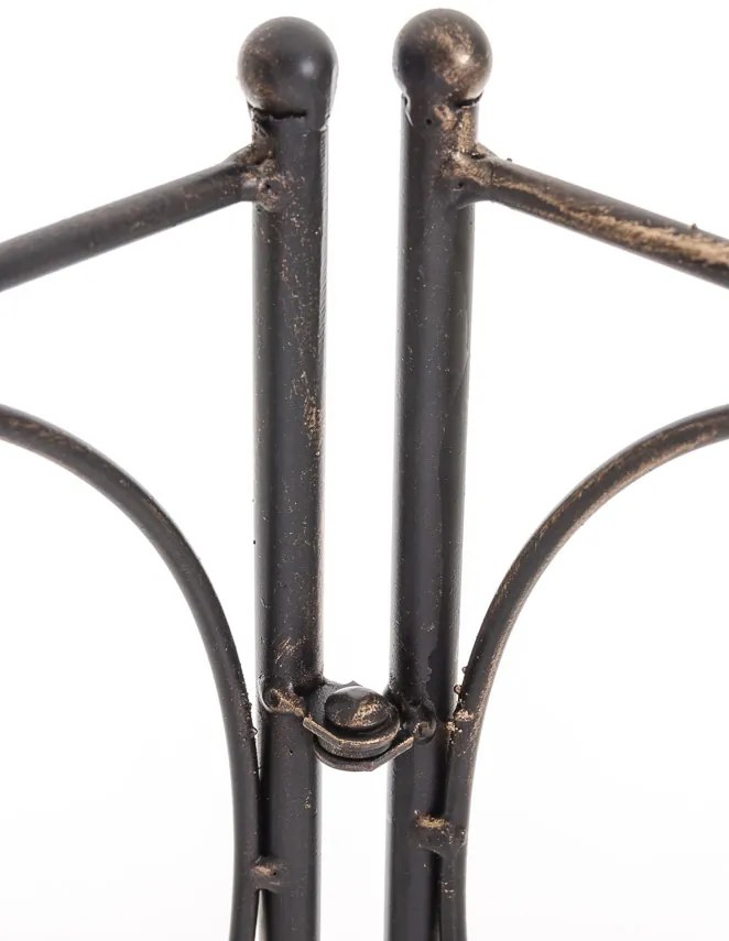 Kovová polica regál Irm - Bronzová