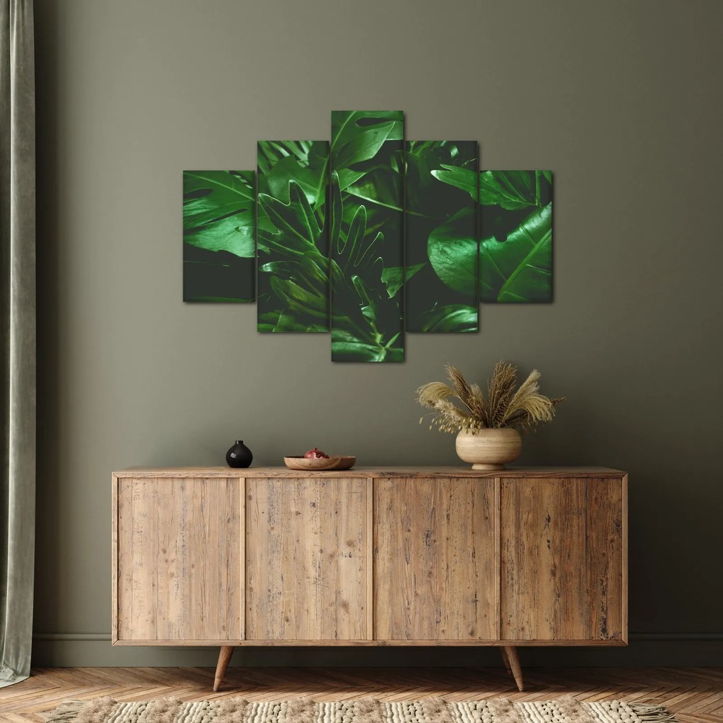Obraz - Palmové listy (150x105 cm)