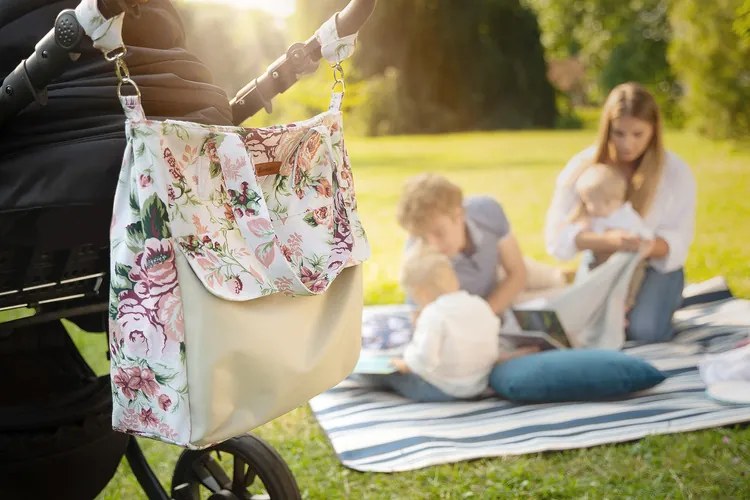 Sensillo Taška na kočík Boho Staroružová
