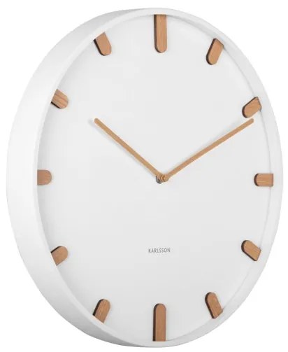Elegantné nástenné hodiny Karlsson Grace KA5942WH – Biele (40 cm)