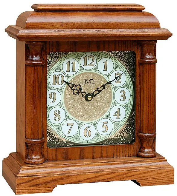 Drevené stolové hodiny s melódiou Westminster JVD HS16.1 (28 cm)