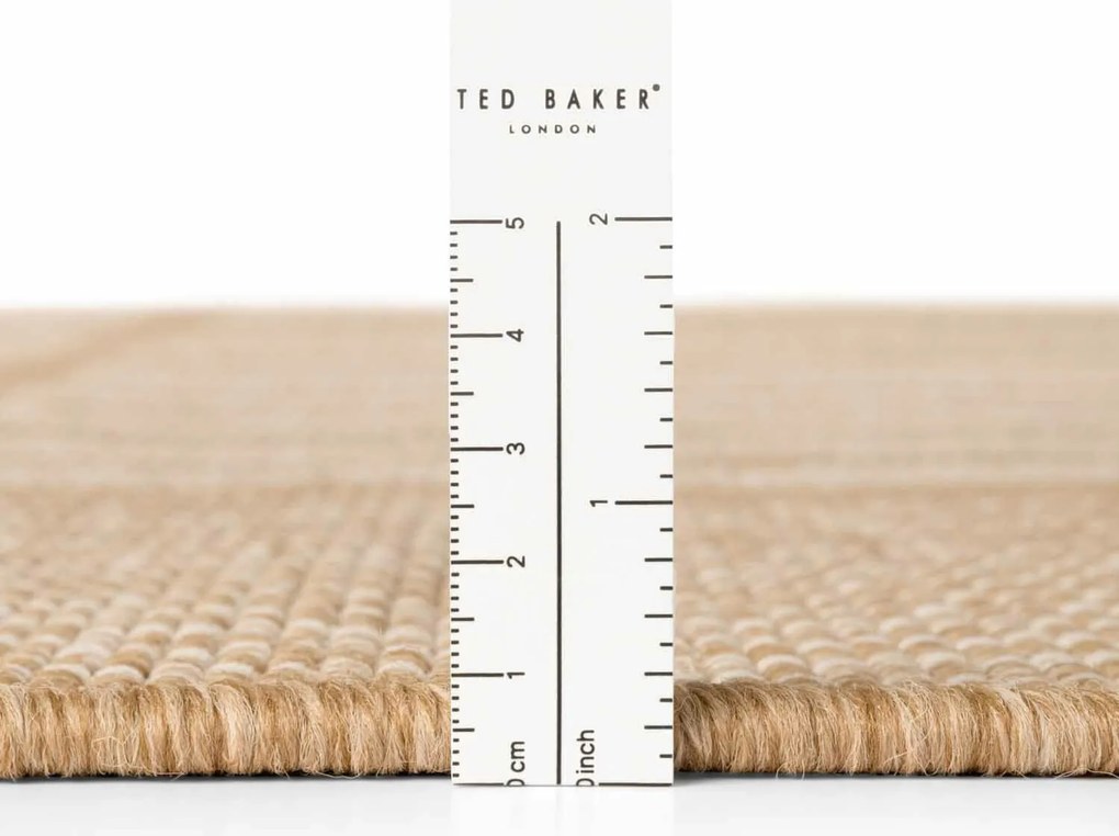 Ted Baker, Kusový koberec Ted Baker Haringey 106382 Natural White, 200x300, béžová, chodba / predsieň