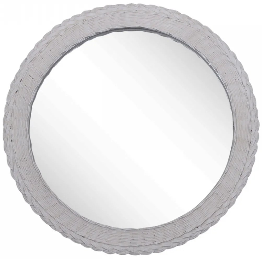 Krémové antik nástenné zrkadlo Braide - 29*1,5 cm