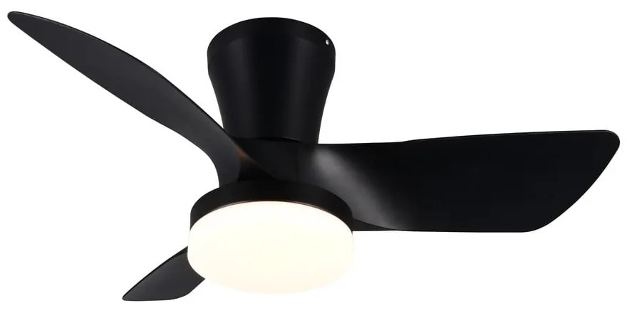 Čierne LED stropné svietidlo Randers – Reality