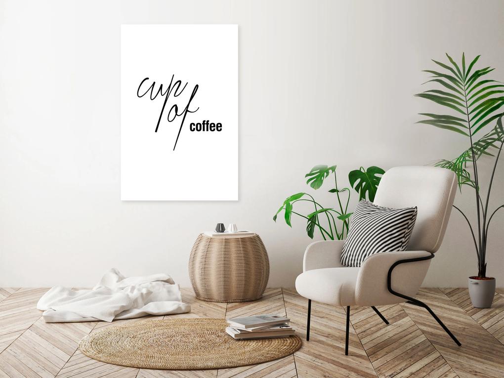 Artgeist Obraz - Cup of Coffee (1 Part) Vertical Veľkosť: 20x30, Verzia: Premium Print