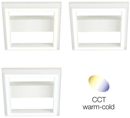 Brilliant-LED RGBW Stmievateľné stropné svietidlo PALLAS LED/18W/230V 2700-6500+DO