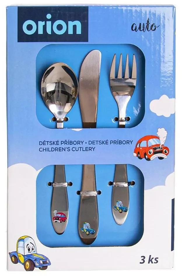 Orion Detský príbor Auto, 3 ks