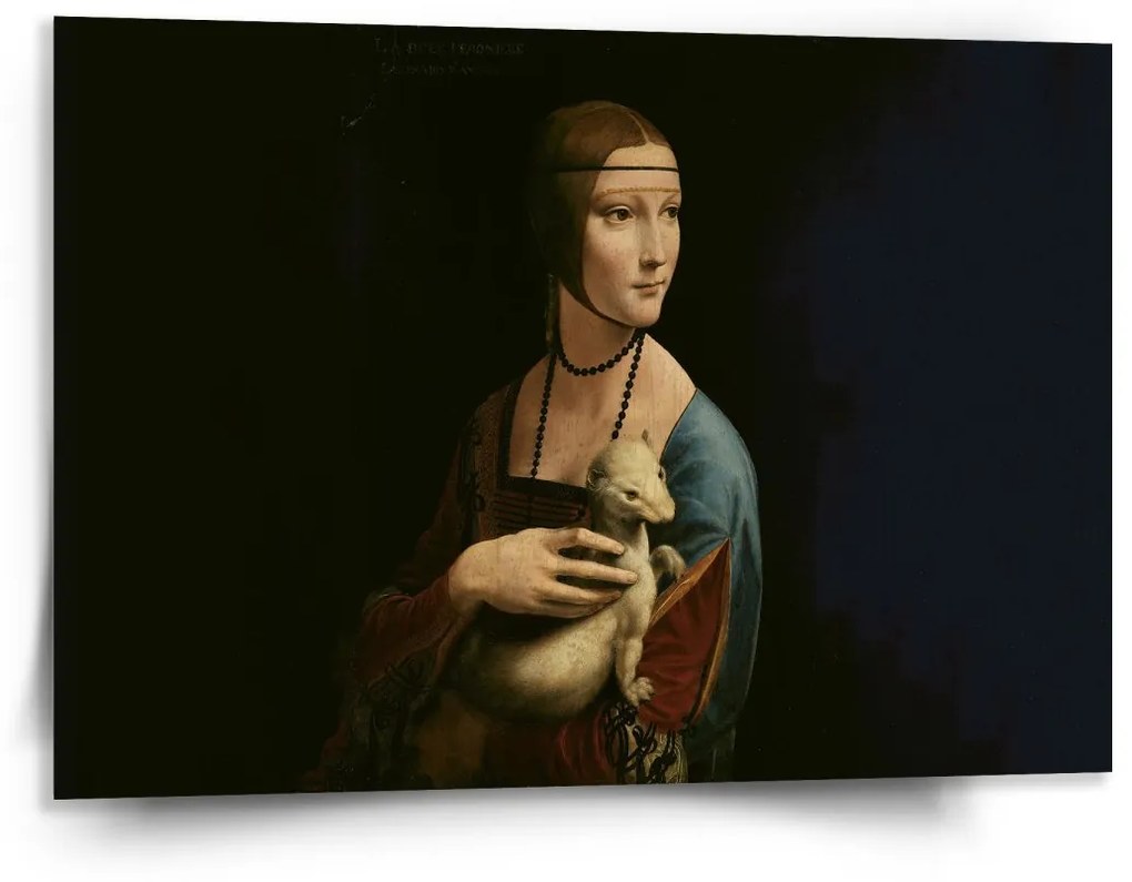 Sablio Obraz Dáma s hranostajom - Leonardo da Vinci - 150x110 cm