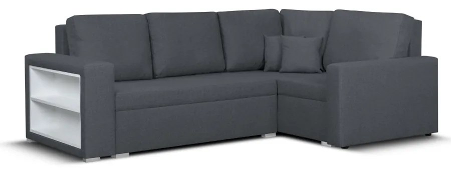 Rozkládací rohová sedací souprava MODO4 Šedá