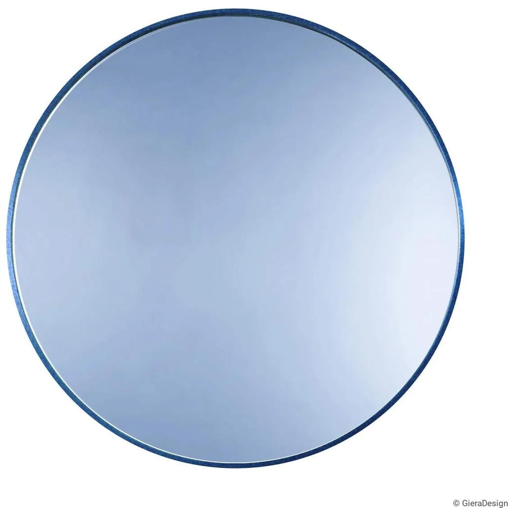 Zrkadlo Scandi Mono Navy Blue Rozmer: Ø 60 cm