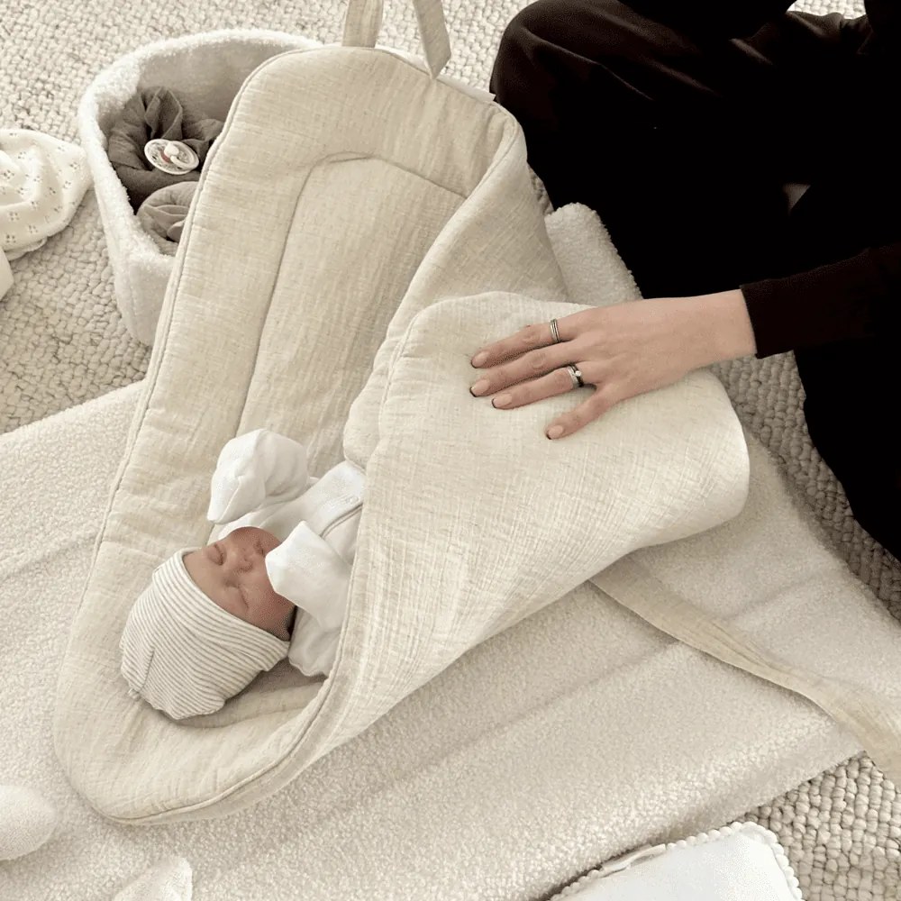 Mušelínová zavinovačka prírodná 70x70cm