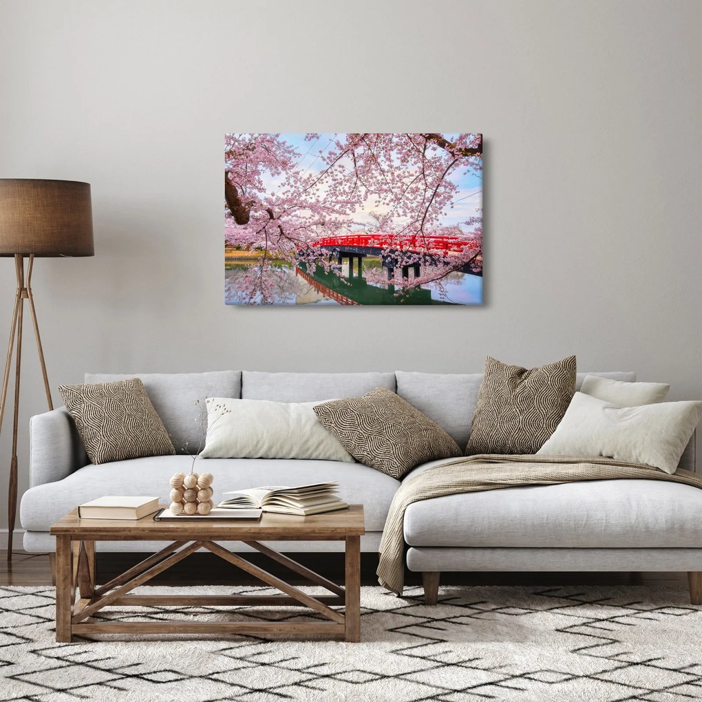 Obraz - Hirosaki, Japonsko (90x60 cm)