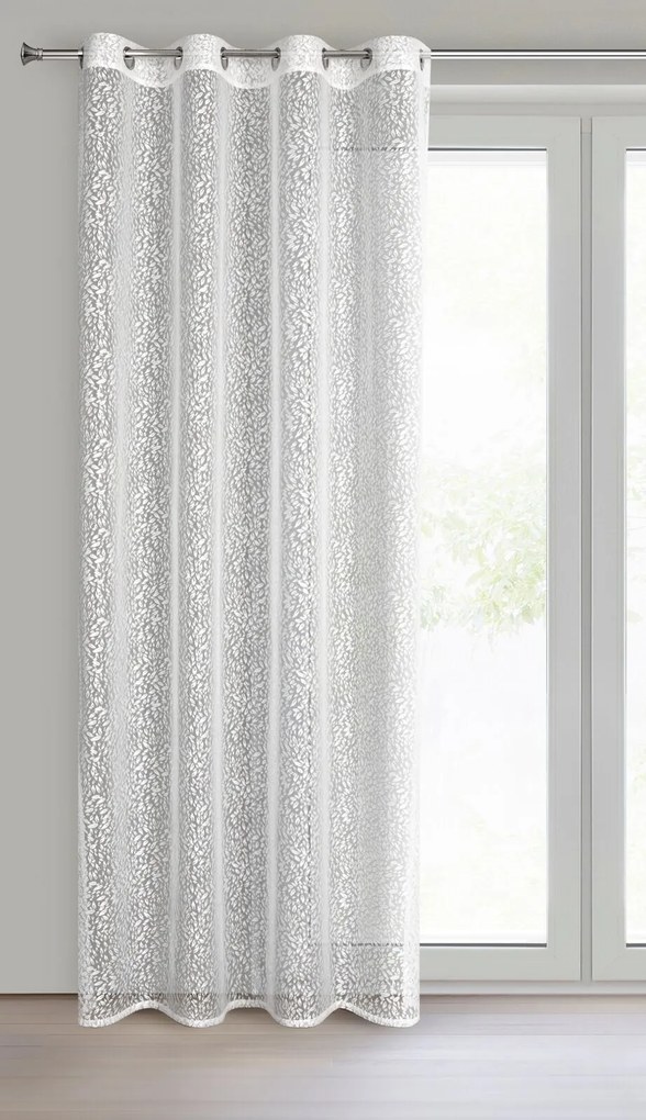 ZÁVES NA KRÚŽKOCH MERA 140X250 CM VZOROVANÁ