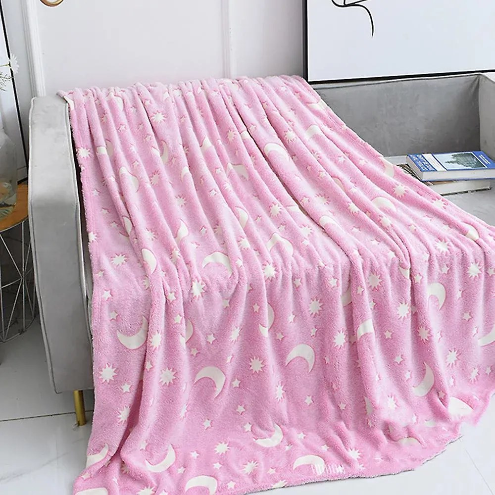 Zaparkorun Svietiaca deka z mikrovlákna - Ružová