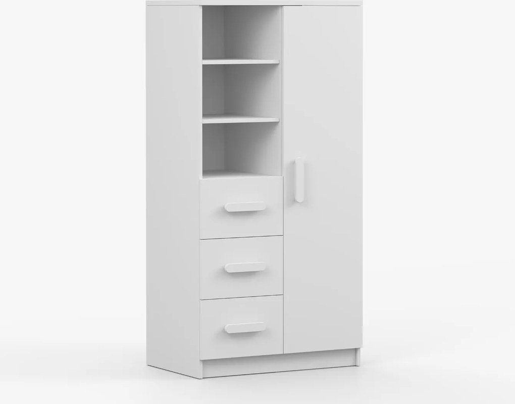 Regál SMYK - biely (viac variant)