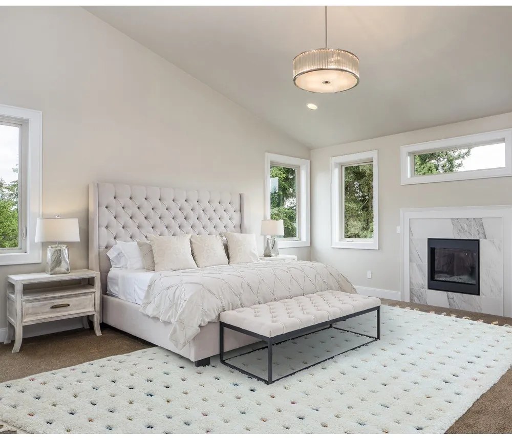 Béžový koberec Asiatic Carpets Dotty Multi, 80 x 150 cm