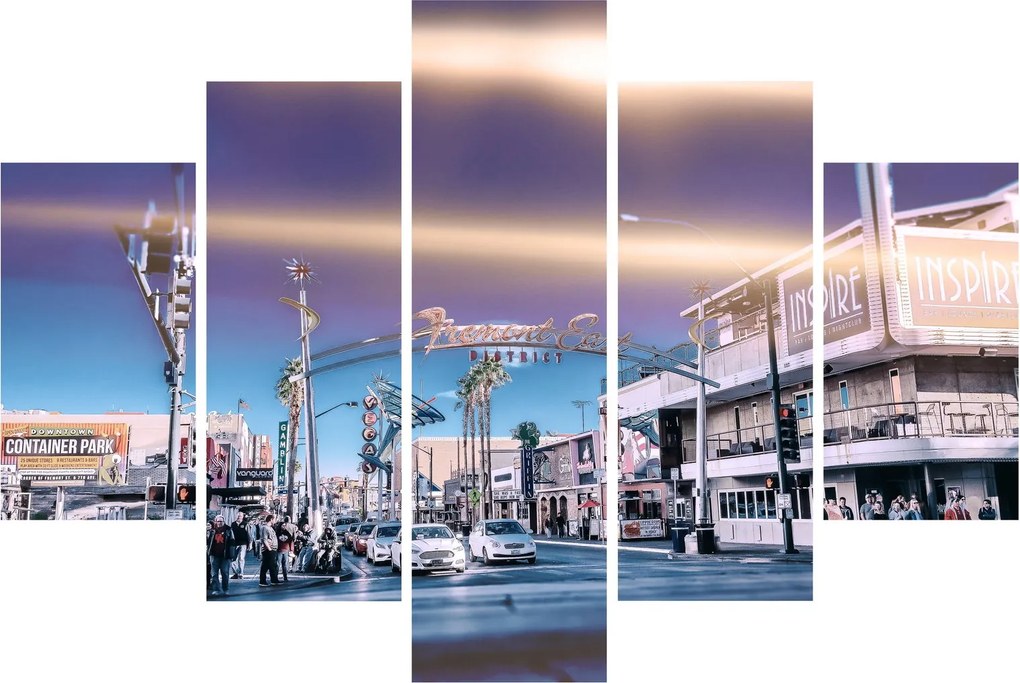 Obraz ulice v Las Vegas (150x105 cm)