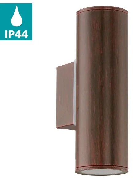 Eglo 94105 - LED vonkajšie osvetlenie RIGA 2xGU10/3W/230V IP44