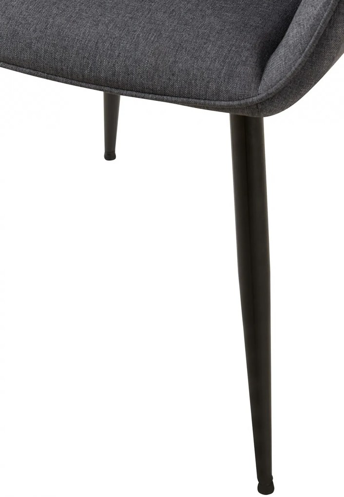 Jedálenská stolička látka Vessa - tmavošedá