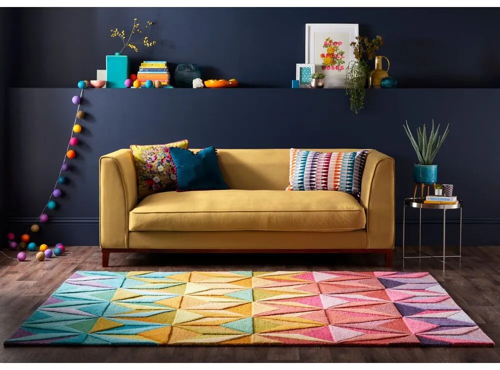 Flair Rugs, Ručne všívaný kusový koberec Illusion Reverie Multi, 160x230, viacfarebná, chodba / predsieň