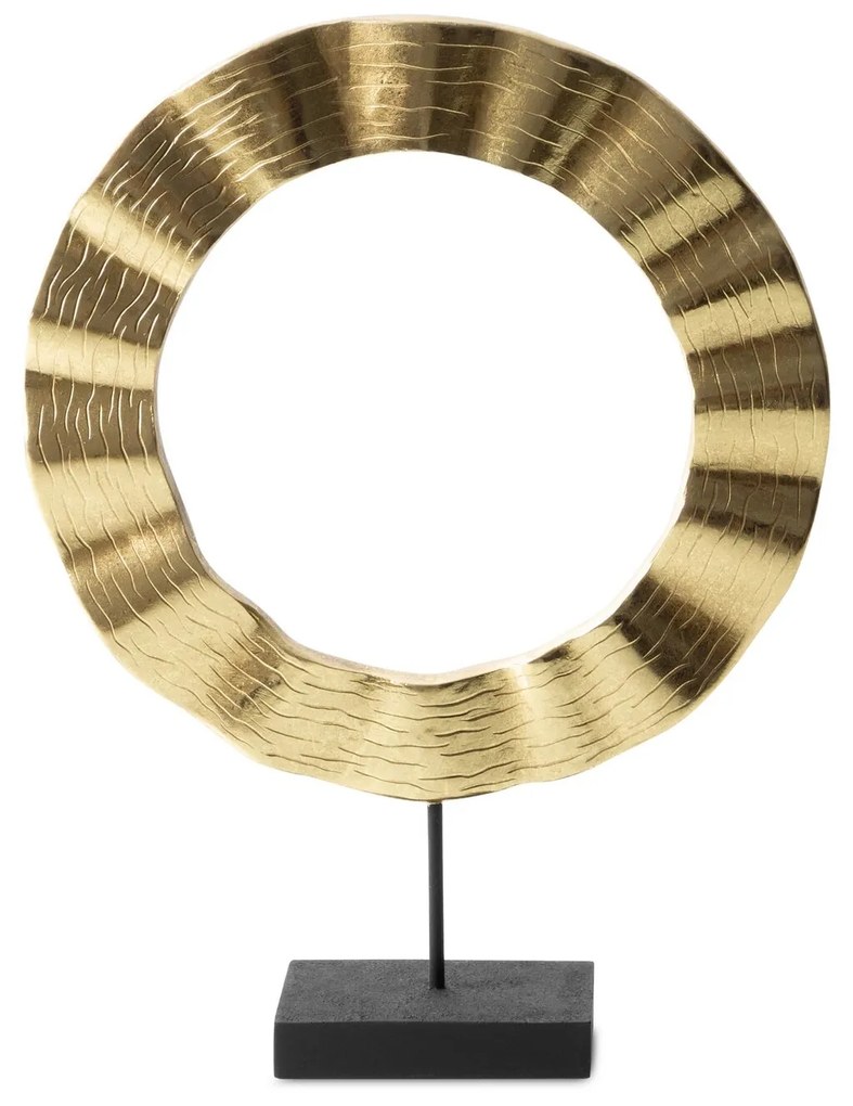 DEKORAČNÁ SOŠKA KALI 30X7X40 CM ZLATÁ