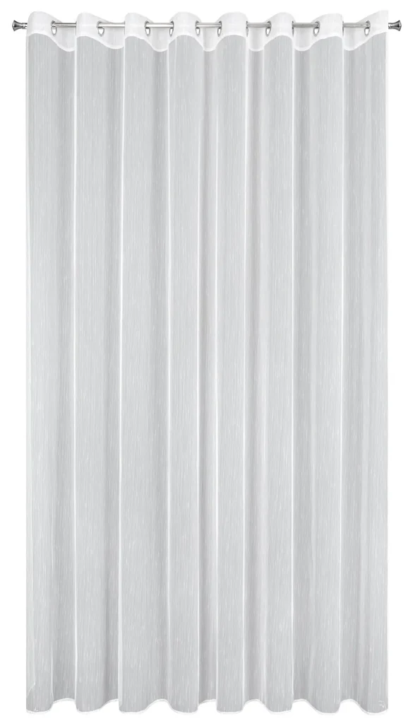 ZÁCLONA NA KRÚŽKOCH PILAR 350X250 CM BIELA