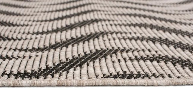 Behúň Floorlux 20586 strieborný / čierny