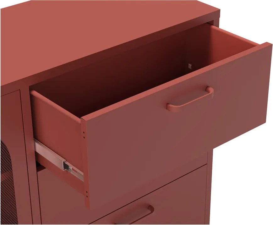 Komoda v tehlovej farbe 140x90 cm Diora – Marckeric