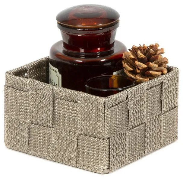 Úložný organizér Compactor TEX 12 x 12 x 7 cm, biela