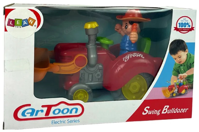 Lean Toys Interaktívny traktor s farmárom